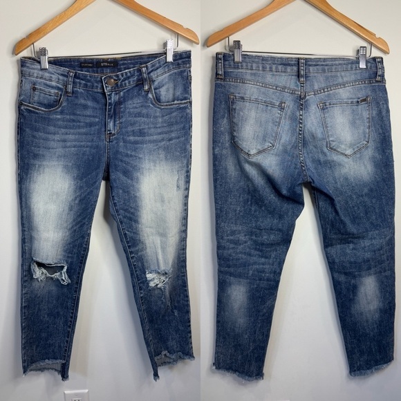 STS Taylor Tomboy Distressed Raw Hem Women’s Jeans (28) - Picture 1 of 8